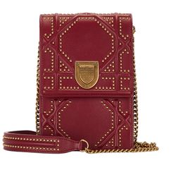 Christian Dior Diorama, Leather, Red, 1108, DB,3*